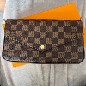 LV Felicie Pochette Damier Ebene